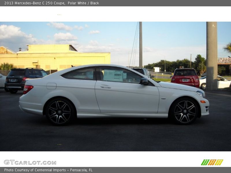 Polar White / Black 2013 Mercedes-Benz C 250 Coupe