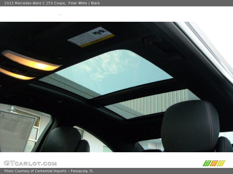 Polar White / Black 2013 Mercedes-Benz C 250 Coupe