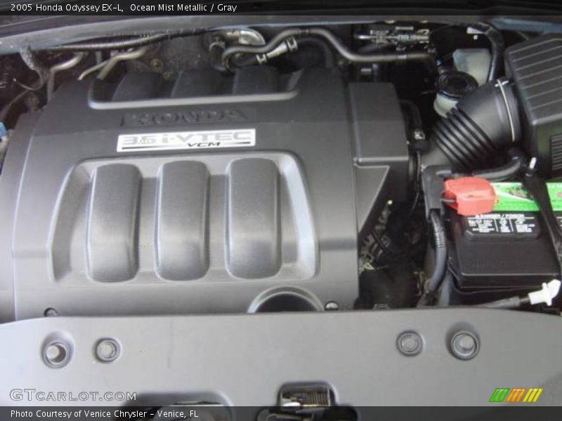 Ocean Mist Metallic / Gray 2005 Honda Odyssey EX-L