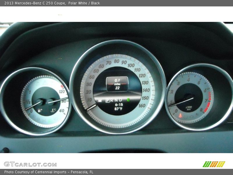 Polar White / Black 2013 Mercedes-Benz C 250 Coupe