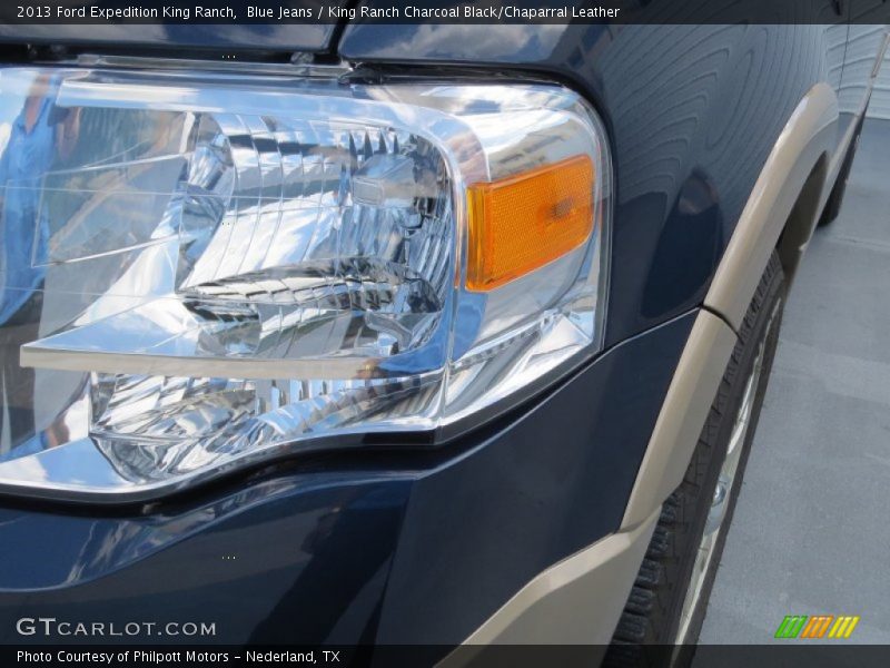 Blue Jeans / King Ranch Charcoal Black/Chaparral Leather 2013 Ford Expedition King Ranch