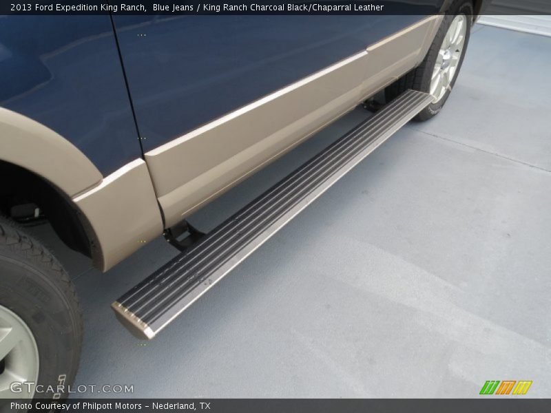 Blue Jeans / King Ranch Charcoal Black/Chaparral Leather 2013 Ford Expedition King Ranch