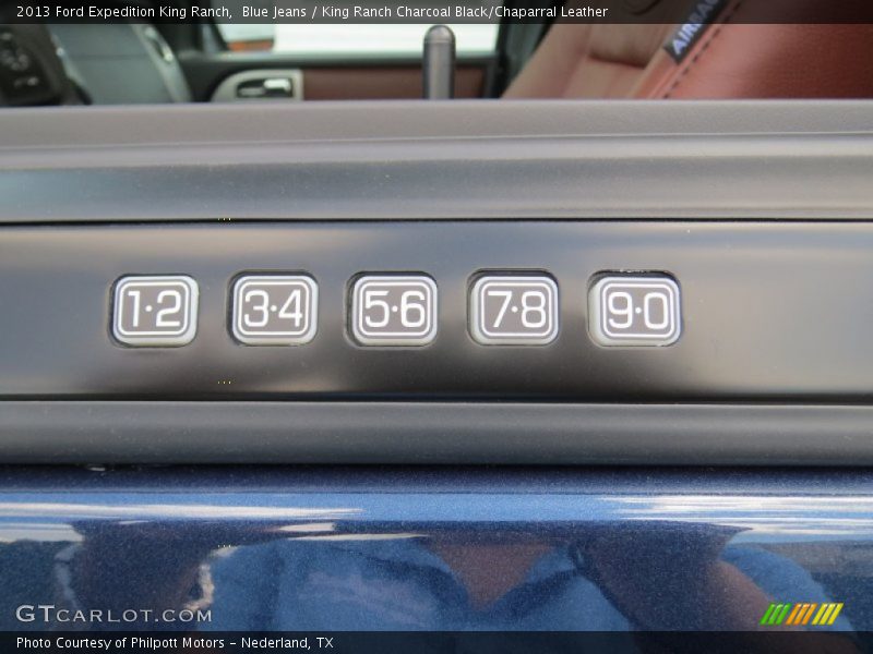 Blue Jeans / King Ranch Charcoal Black/Chaparral Leather 2013 Ford Expedition King Ranch