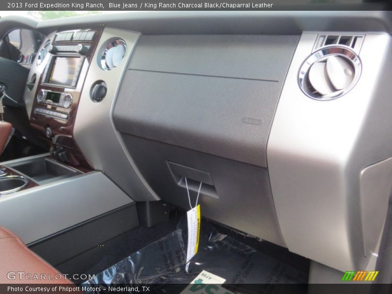 Blue Jeans / King Ranch Charcoal Black/Chaparral Leather 2013 Ford Expedition King Ranch