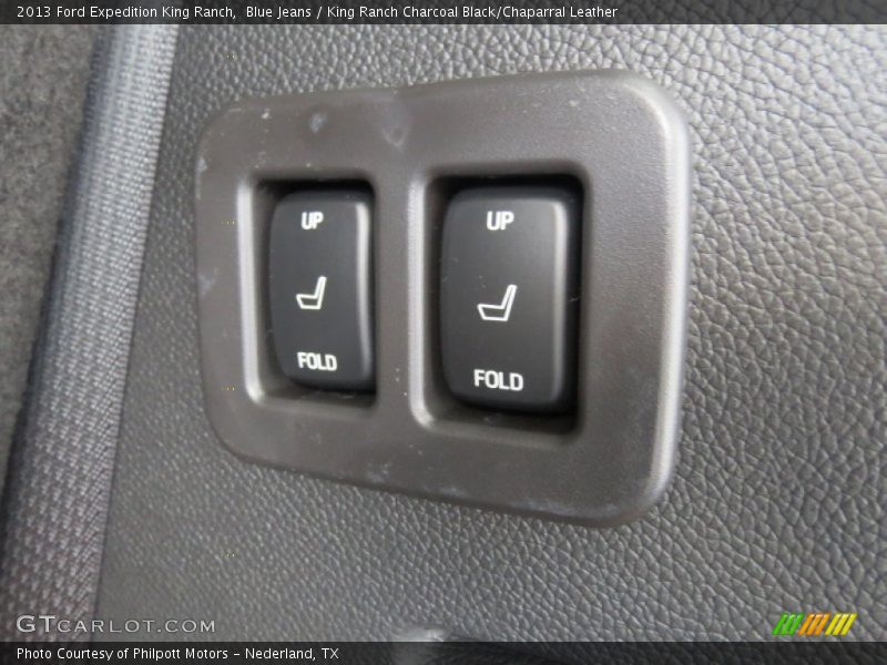 Blue Jeans / King Ranch Charcoal Black/Chaparral Leather 2013 Ford Expedition King Ranch