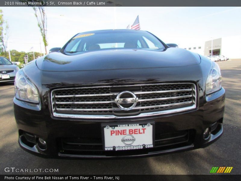 Crimson Black / Caffe Latte 2010 Nissan Maxima 3.5 SV