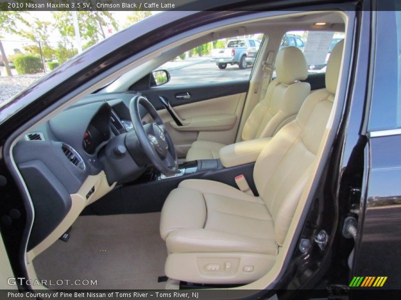 Crimson Black / Caffe Latte 2010 Nissan Maxima 3.5 SV