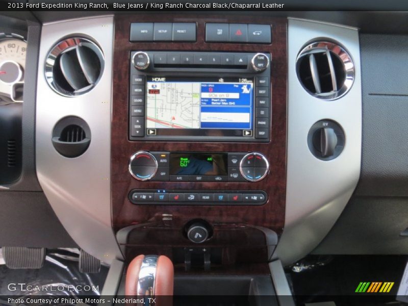 Blue Jeans / King Ranch Charcoal Black/Chaparral Leather 2013 Ford Expedition King Ranch