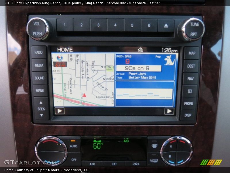 Navigation of 2013 Expedition King Ranch