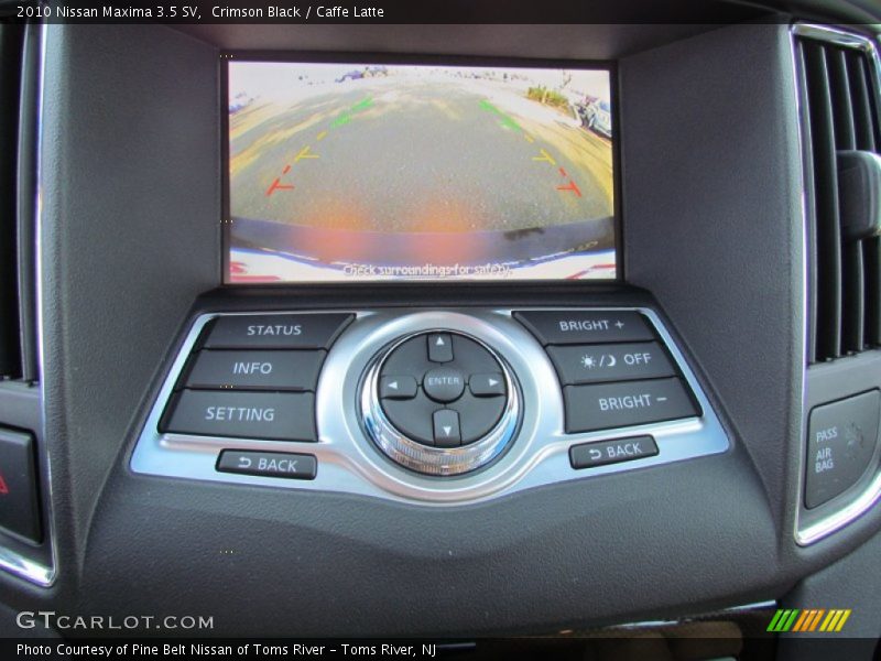 Crimson Black / Caffe Latte 2010 Nissan Maxima 3.5 SV