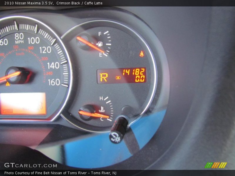 Crimson Black / Caffe Latte 2010 Nissan Maxima 3.5 SV