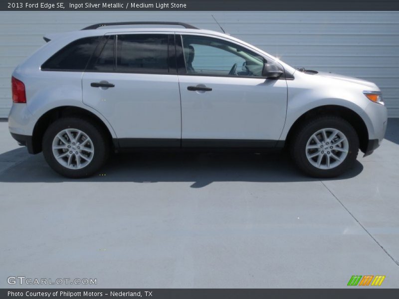 Ingot Silver Metallic / Medium Light Stone 2013 Ford Edge SE