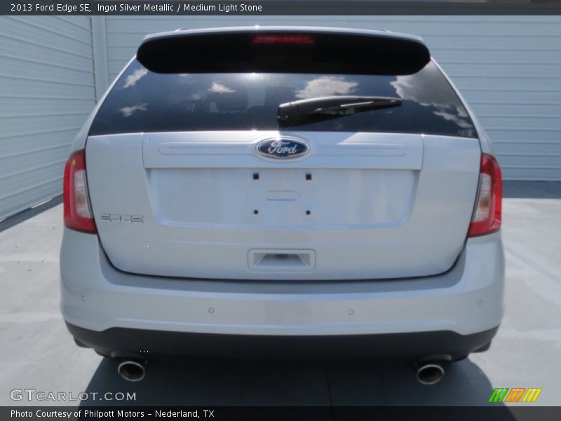 Ingot Silver Metallic / Medium Light Stone 2013 Ford Edge SE
