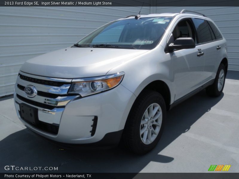 Ingot Silver Metallic / Medium Light Stone 2013 Ford Edge SE