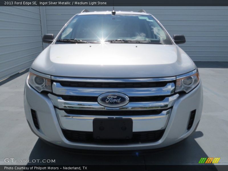 Ingot Silver Metallic / Medium Light Stone 2013 Ford Edge SE