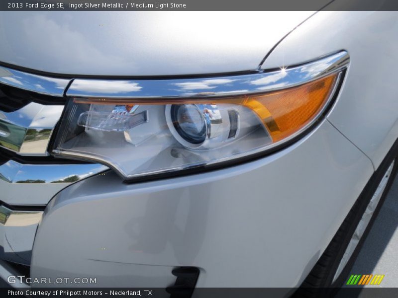 Ingot Silver Metallic / Medium Light Stone 2013 Ford Edge SE