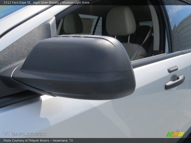 Ingot Silver Metallic / Medium Light Stone 2013 Ford Edge SE