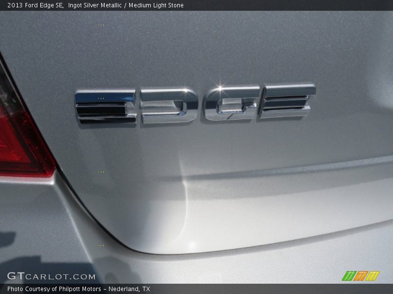 Ingot Silver Metallic / Medium Light Stone 2013 Ford Edge SE