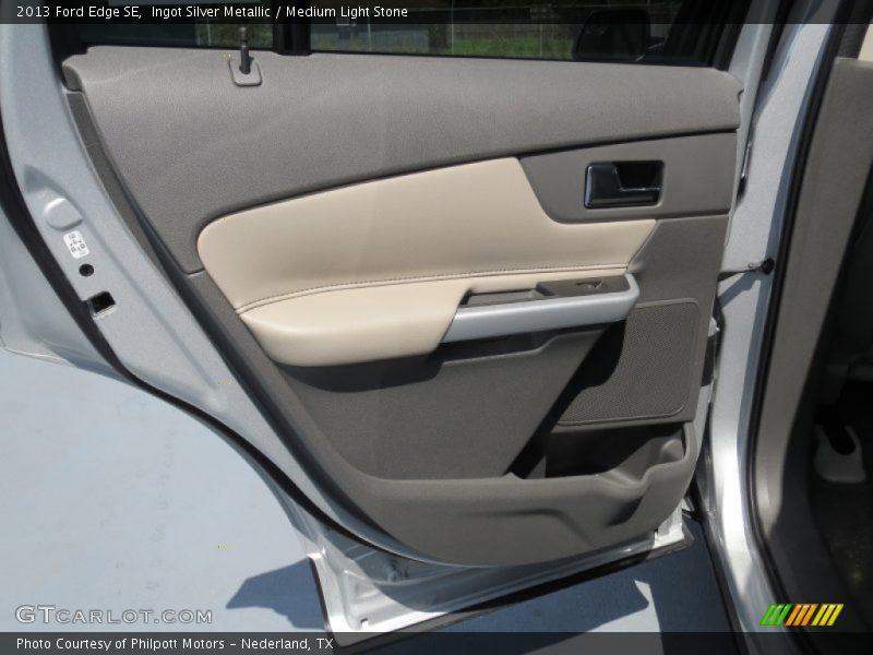 Ingot Silver Metallic / Medium Light Stone 2013 Ford Edge SE