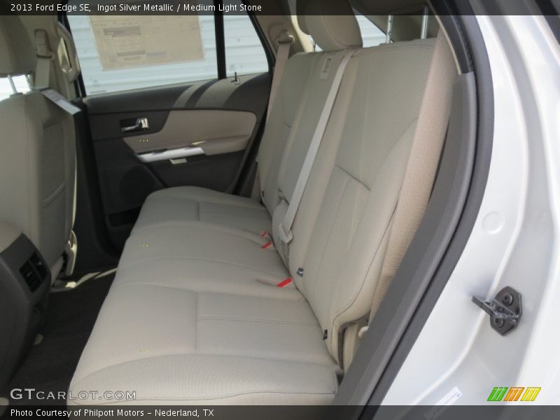 Ingot Silver Metallic / Medium Light Stone 2013 Ford Edge SE