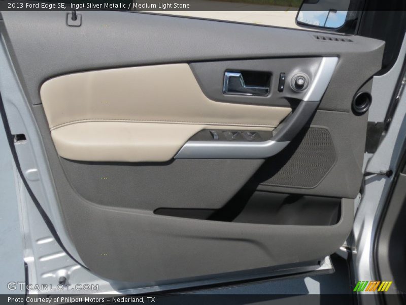 Ingot Silver Metallic / Medium Light Stone 2013 Ford Edge SE