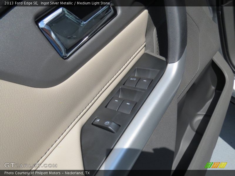 Ingot Silver Metallic / Medium Light Stone 2013 Ford Edge SE