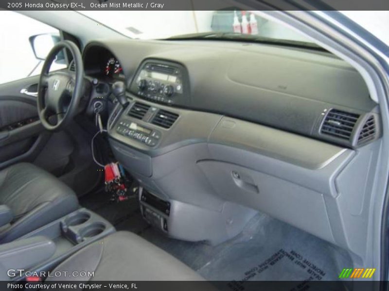 Ocean Mist Metallic / Gray 2005 Honda Odyssey EX-L