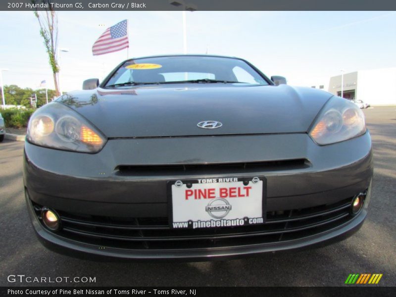 Carbon Gray / Black 2007 Hyundai Tiburon GS