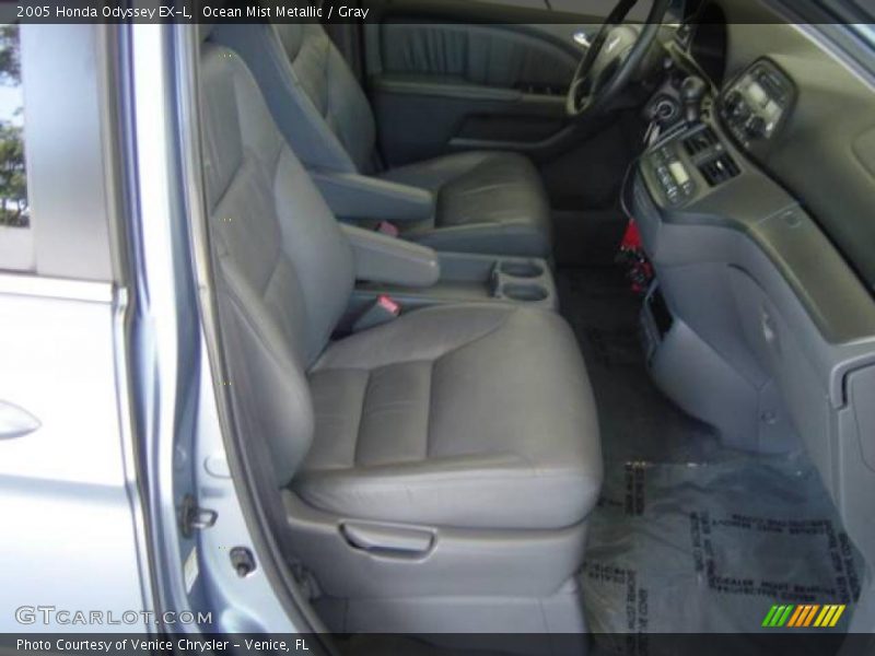 Ocean Mist Metallic / Gray 2005 Honda Odyssey EX-L