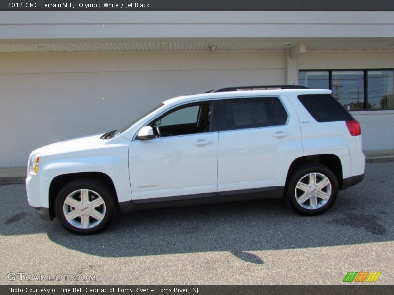 Olympic White / Jet Black 2012 GMC Terrain SLT