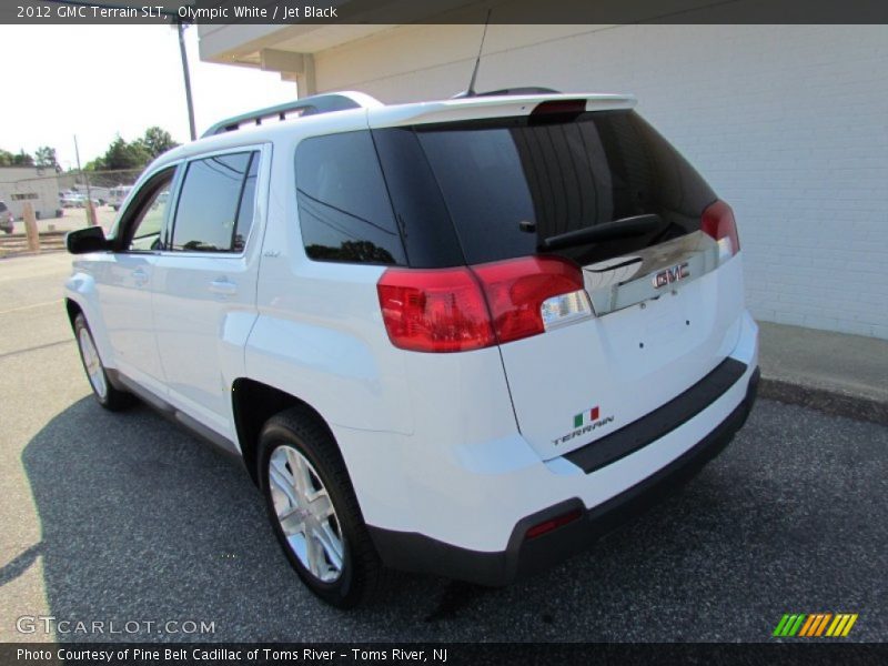Olympic White / Jet Black 2012 GMC Terrain SLT