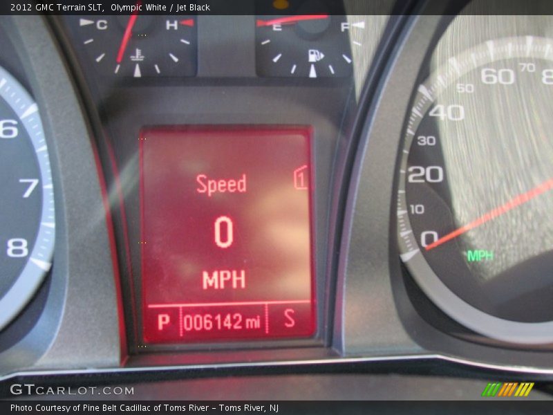 Olympic White / Jet Black 2012 GMC Terrain SLT