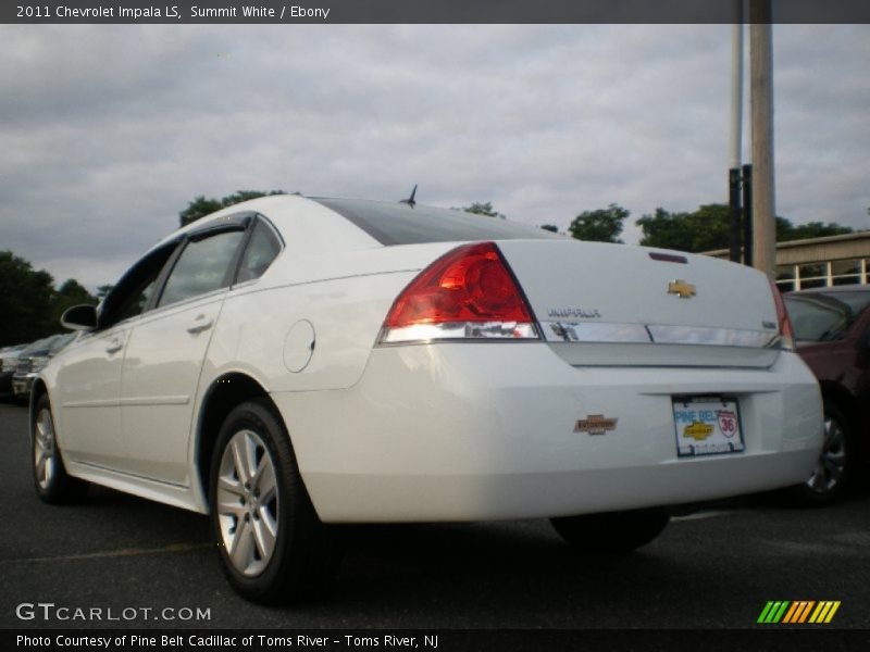Summit White / Ebony 2011 Chevrolet Impala LS