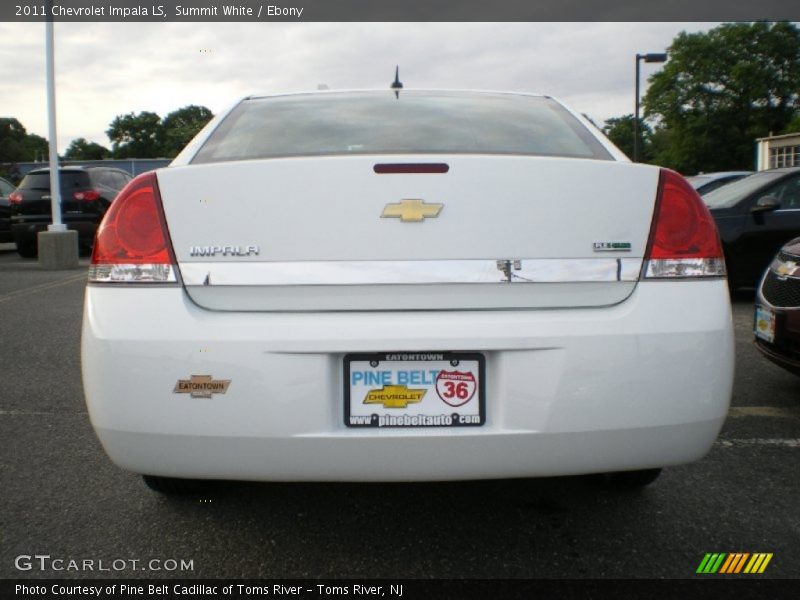 Summit White / Ebony 2011 Chevrolet Impala LS