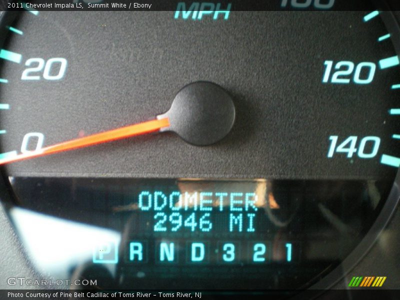 Summit White / Ebony 2011 Chevrolet Impala LS
