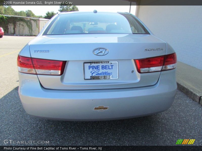 Bright Silver / Gray 2008 Hyundai Sonata GLS