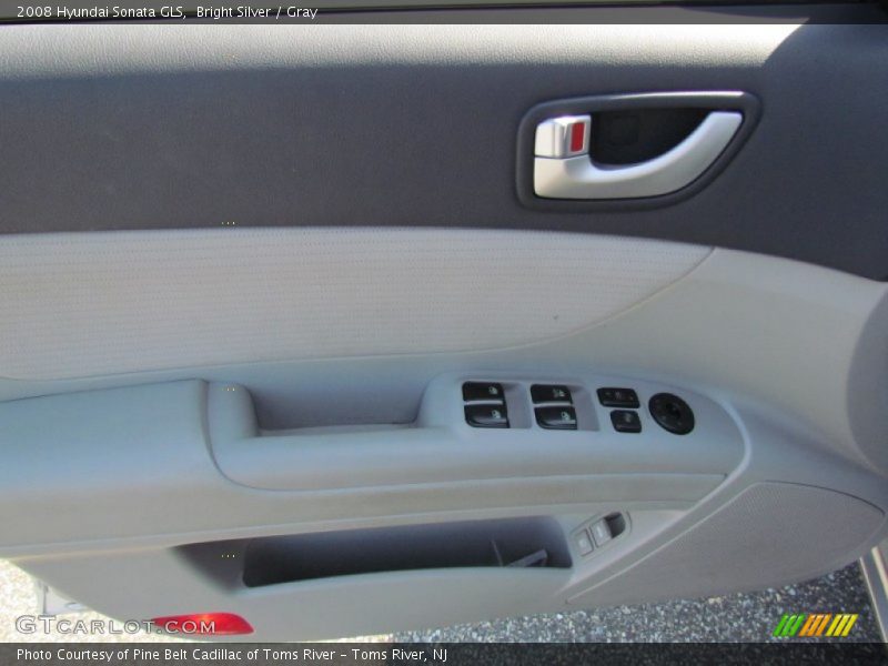 Bright Silver / Gray 2008 Hyundai Sonata GLS