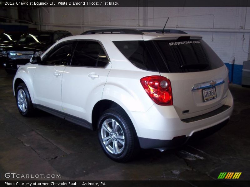 White Diamond Tricoat / Jet Black 2013 Chevrolet Equinox LT