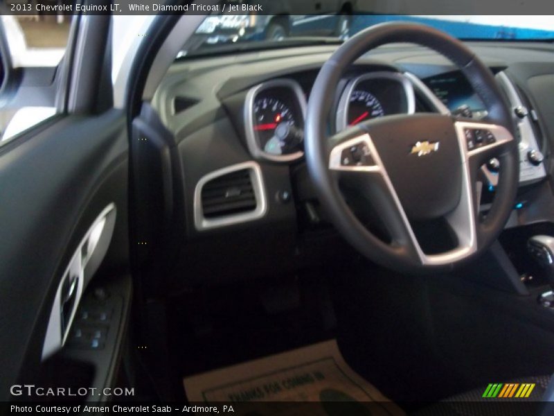 White Diamond Tricoat / Jet Black 2013 Chevrolet Equinox LT