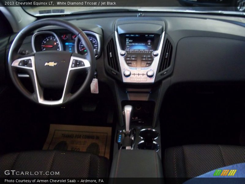 White Diamond Tricoat / Jet Black 2013 Chevrolet Equinox LT