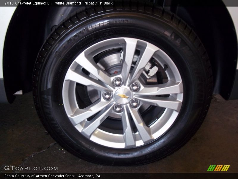 White Diamond Tricoat / Jet Black 2013 Chevrolet Equinox LT