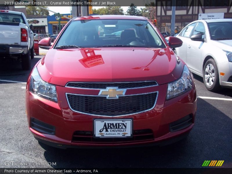 Crystal Red Metallic Tintcoat / Jet Black 2013 Chevrolet Cruze LT
