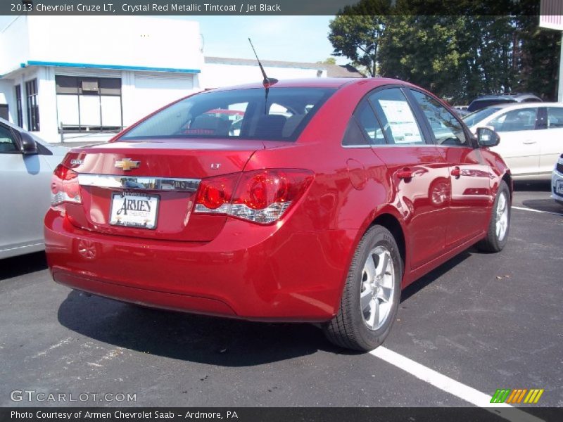 Crystal Red Metallic Tintcoat / Jet Black 2013 Chevrolet Cruze LT