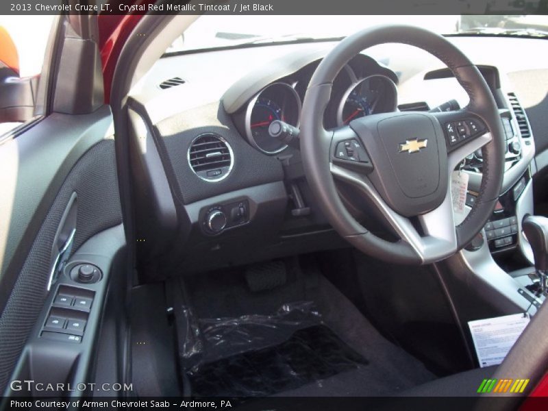 Crystal Red Metallic Tintcoat / Jet Black 2013 Chevrolet Cruze LT