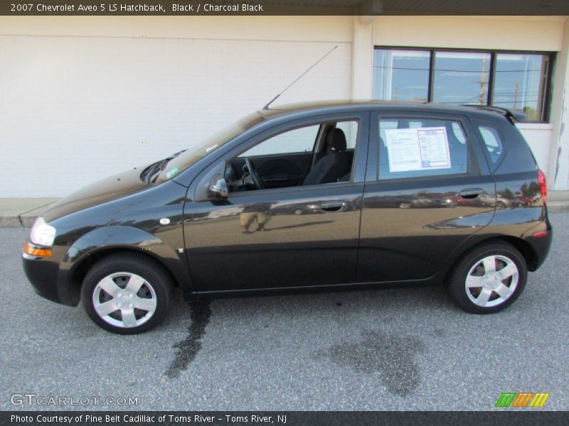 Black / Charcoal Black 2007 Chevrolet Aveo 5 LS Hatchback