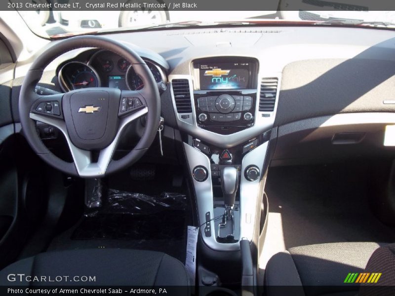 Crystal Red Metallic Tintcoat / Jet Black 2013 Chevrolet Cruze LT