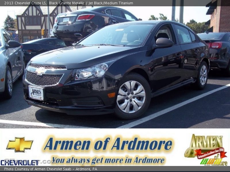 Black Granite Metallic / Jet Black/Medium Titanium 2013 Chevrolet Cruze LS