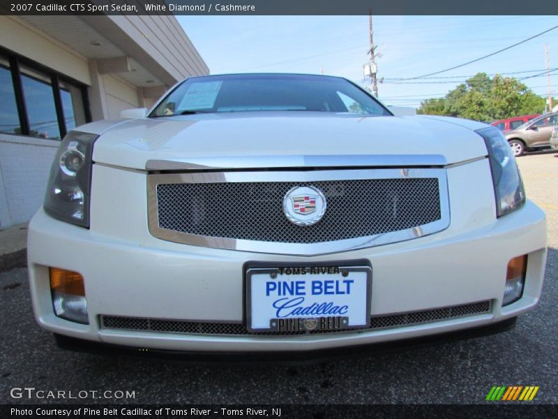 White Diamond / Cashmere 2007 Cadillac CTS Sport Sedan