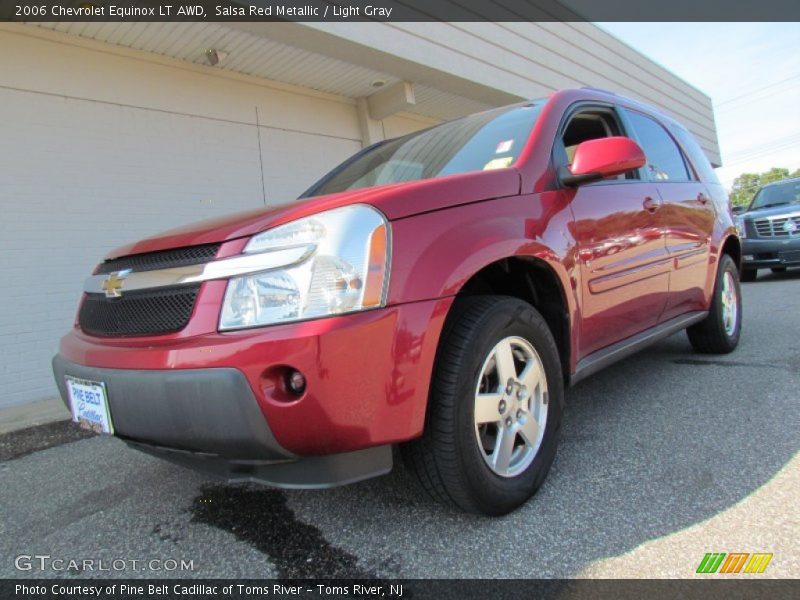 Salsa Red Metallic / Light Gray 2006 Chevrolet Equinox LT AWD