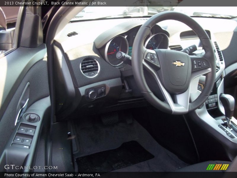 Black Granite Metallic / Jet Black 2013 Chevrolet Cruze LT